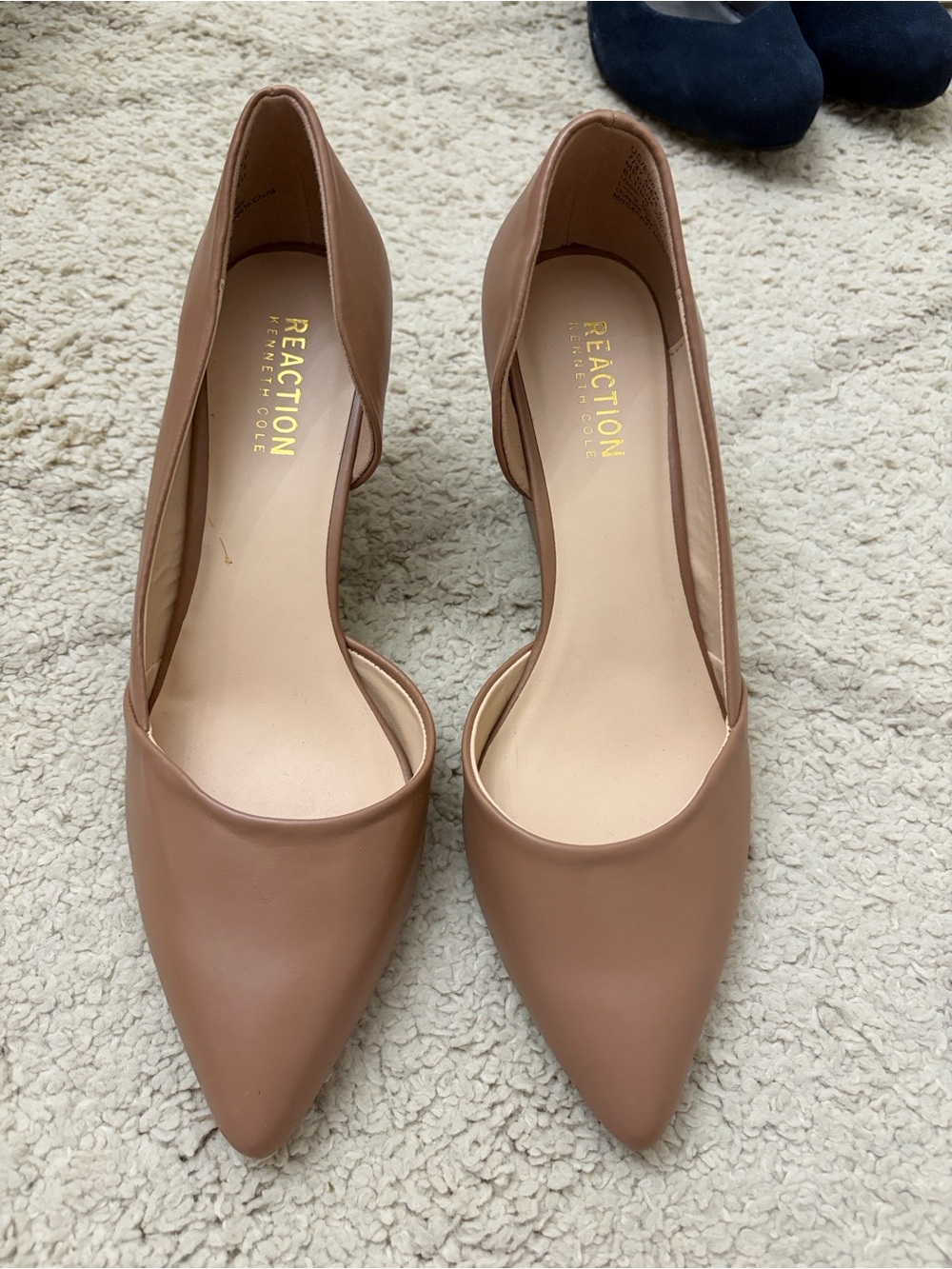 Kenneth Cole Reaction Women's Blush Tan Pointed D'Orsay Wedges